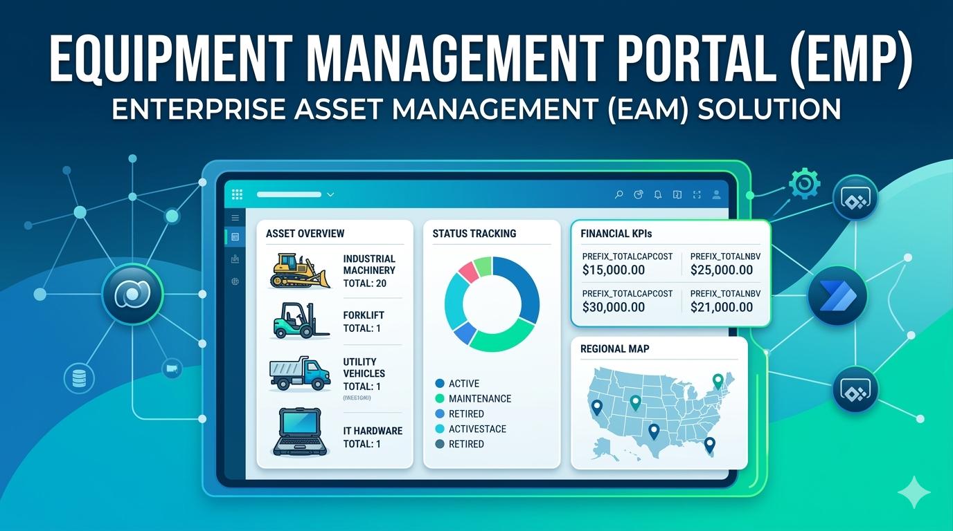 Equipment Management Portal summary visual